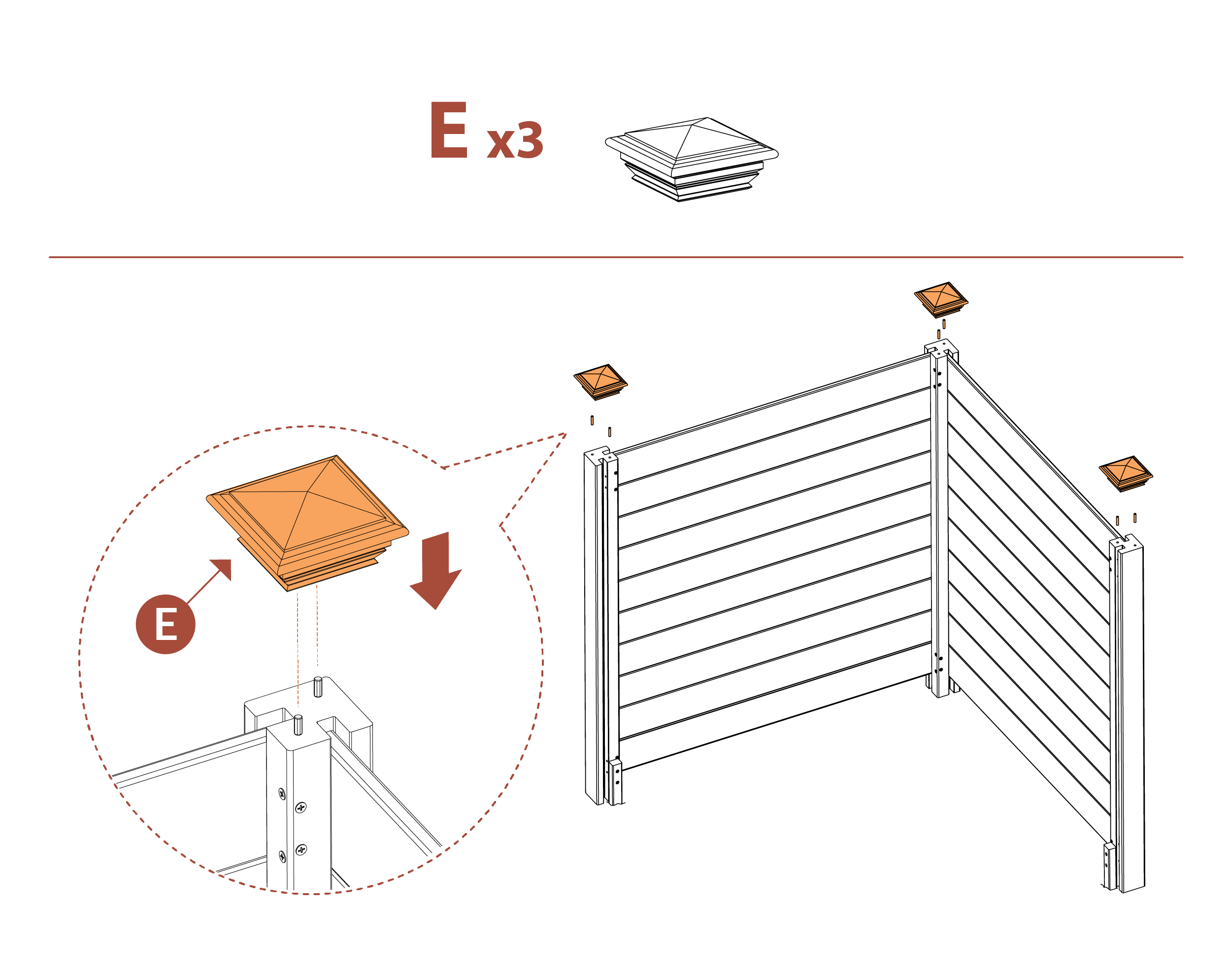 Step 23 Install caps