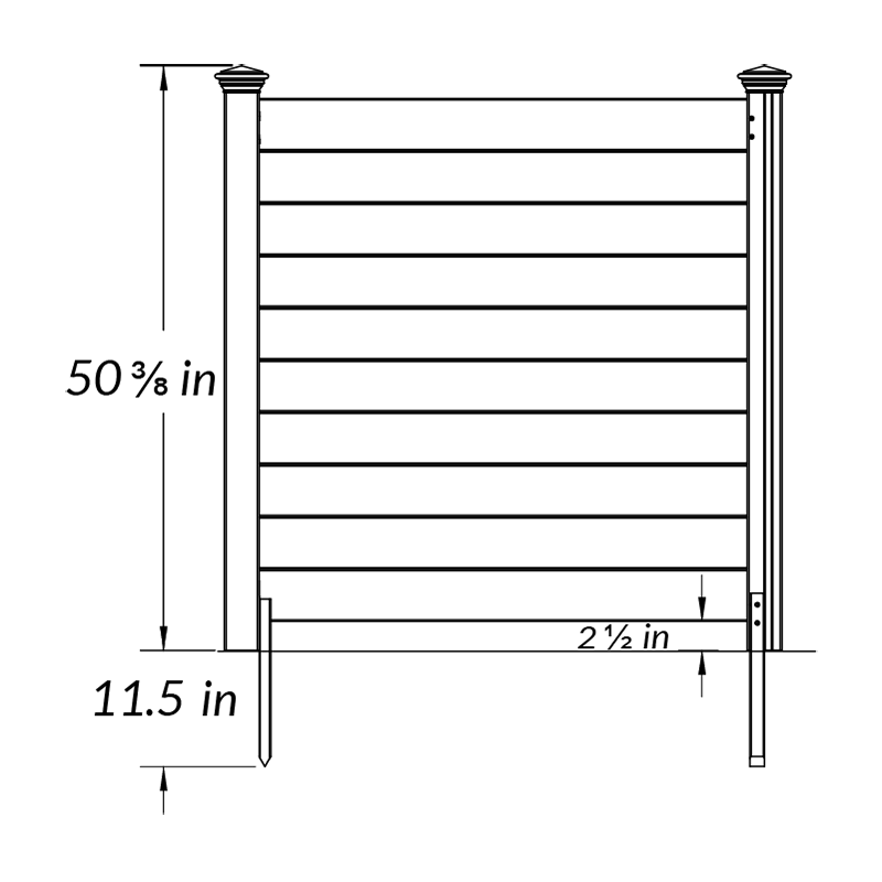 EC18029 Front Dimensions
