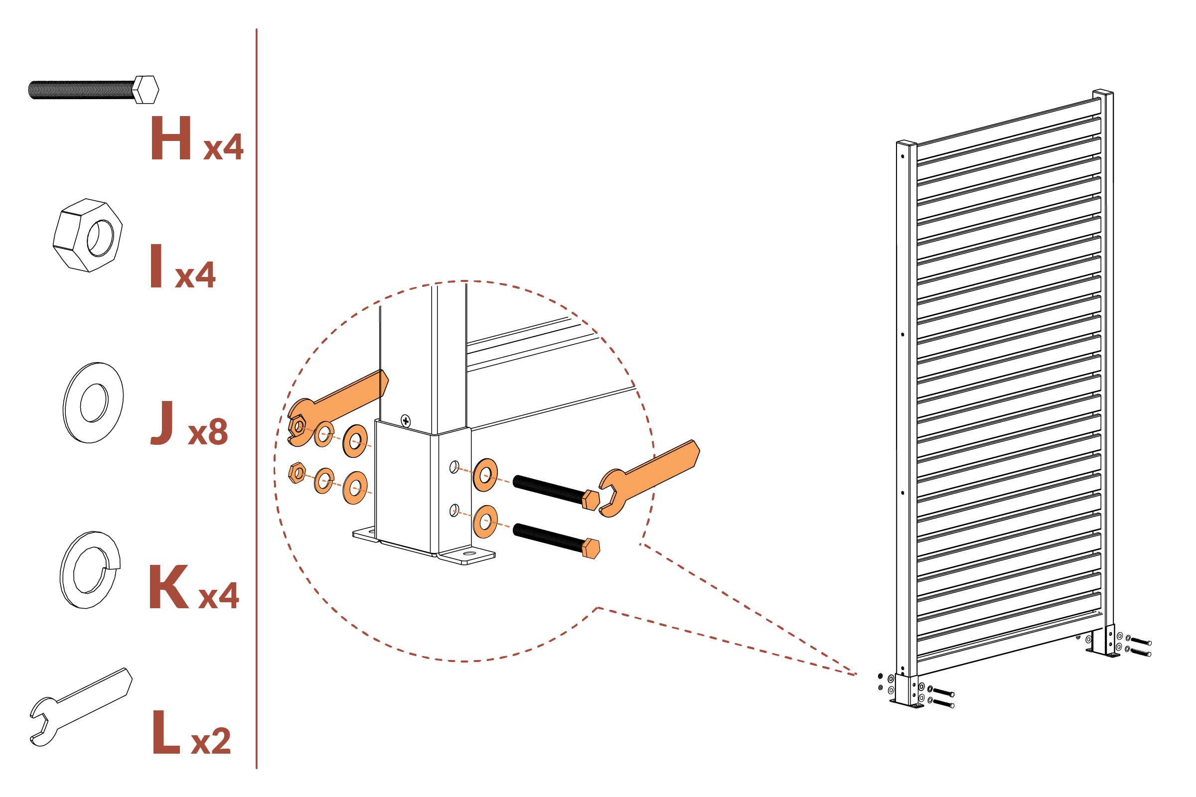 Surface Mounted Deck Step 1