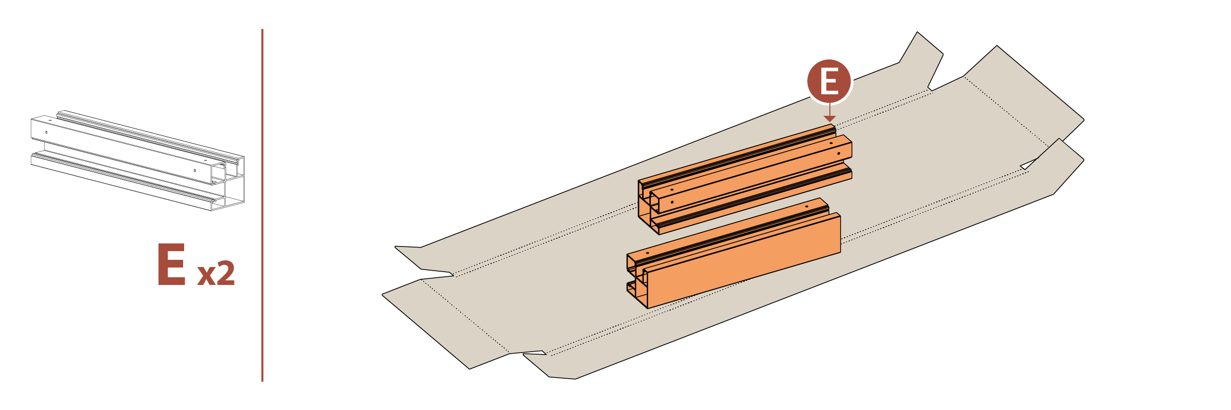 Step 1 Find Part E (2x)