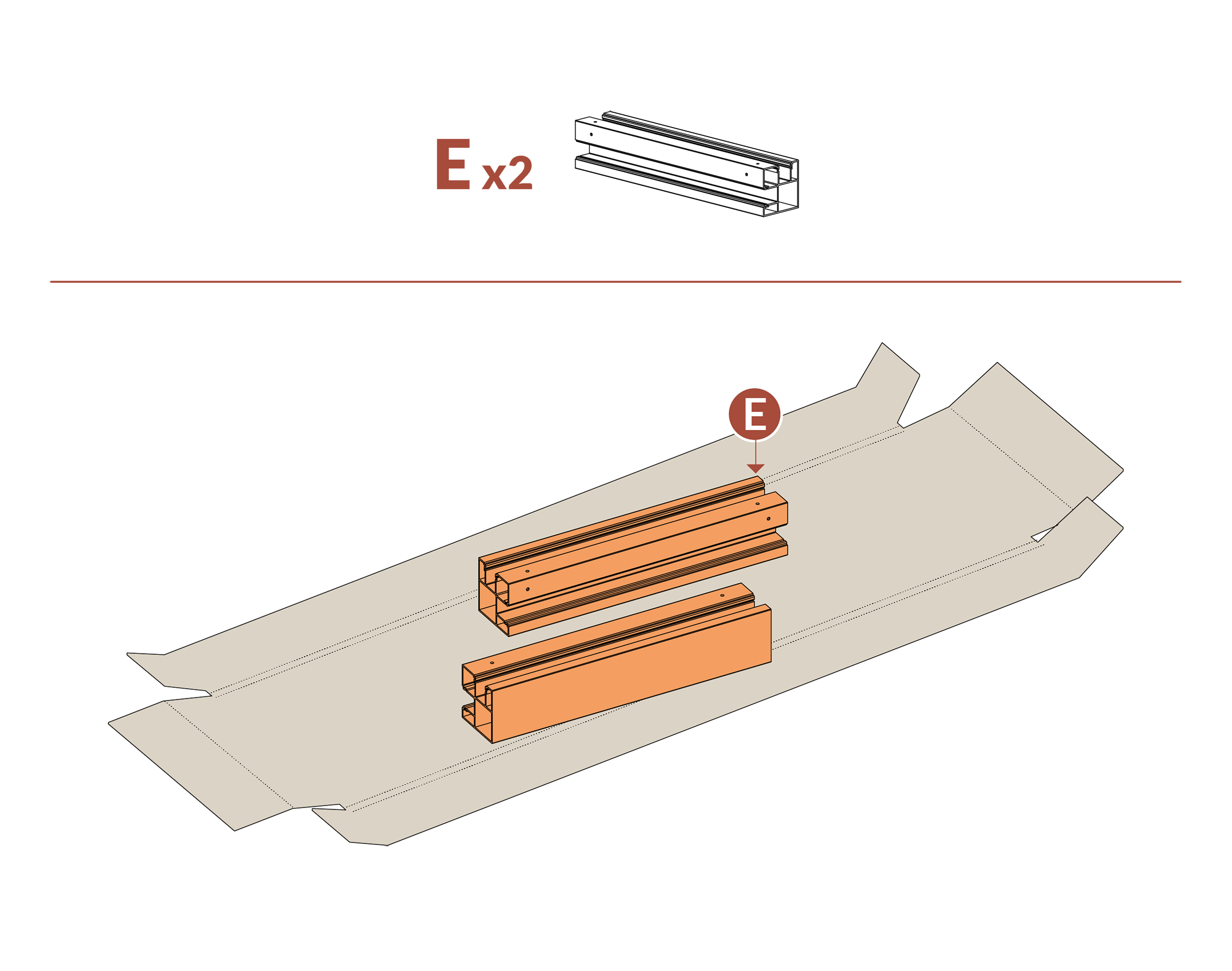 Step 1 Find Part E (2x)