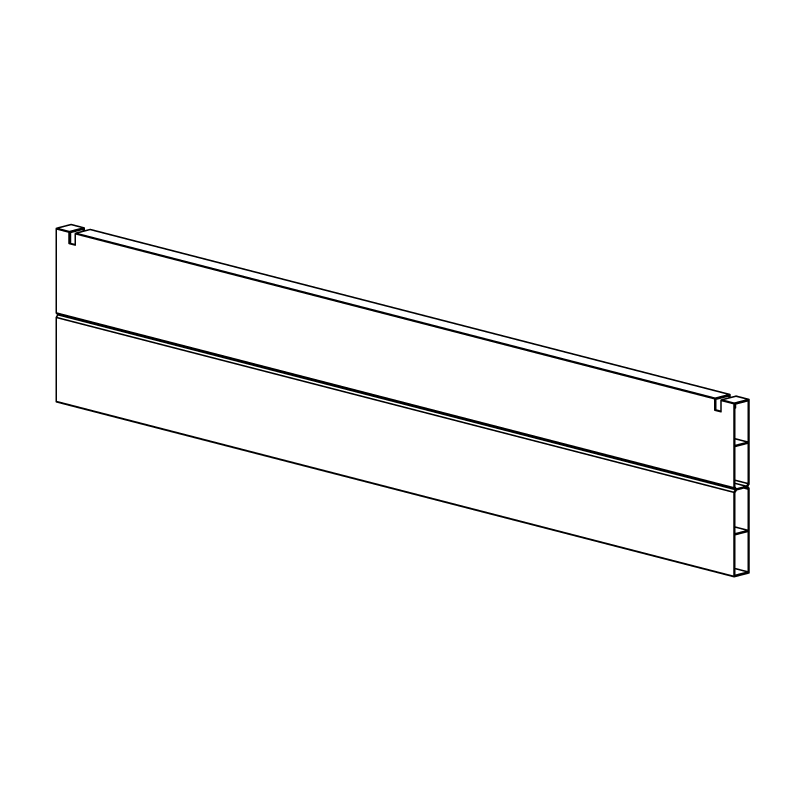 Part H Long Planter Boards - Tops (2) 7 3/8" x 7/8" x 39"