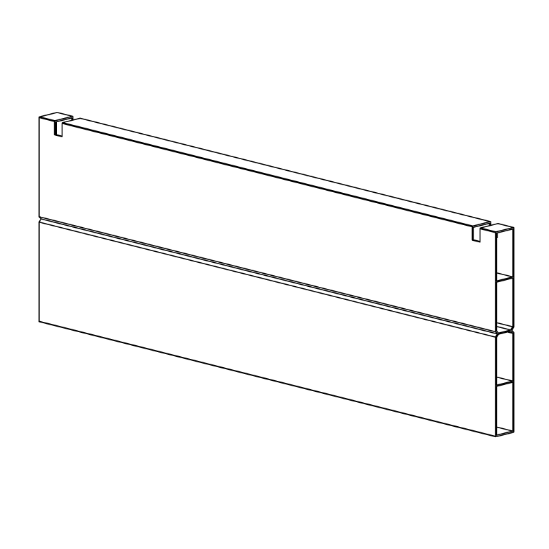 Part J Short Planter Boards (4) 7 3/8" x 7/8" x 21 3/4"