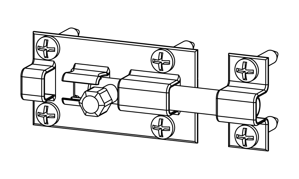 ZP19038 Part H - Gate Latch (1)