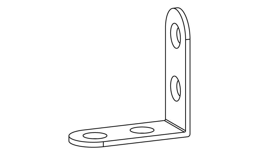 ZP19038 Part K - L Bracket (4)