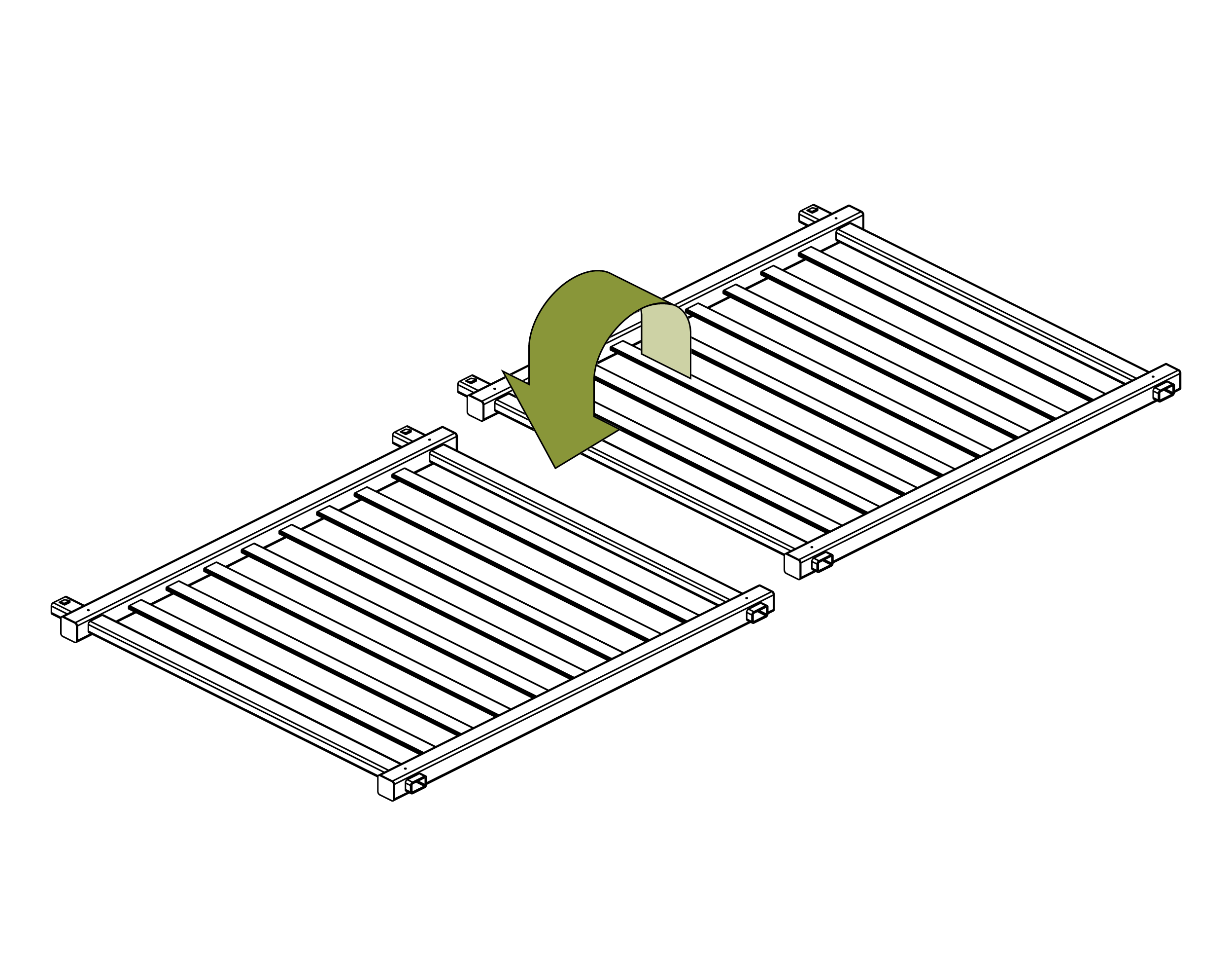 Flip panels and repeat steps