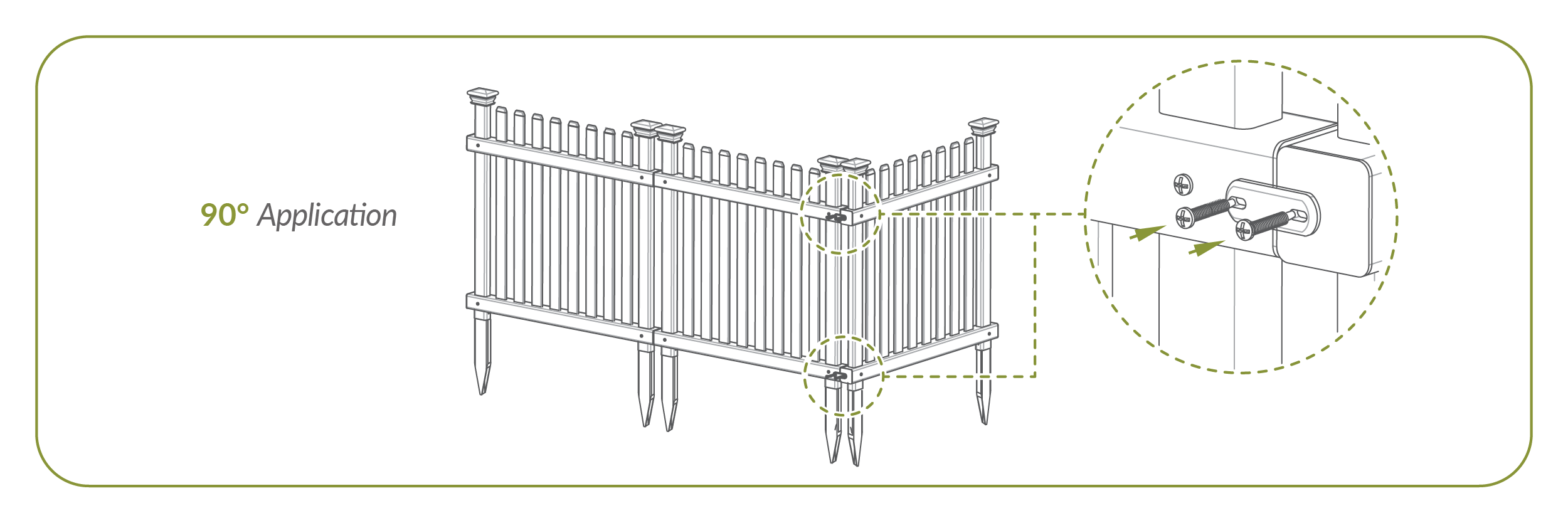 Step 6.1 Right angle join using joiner clips
