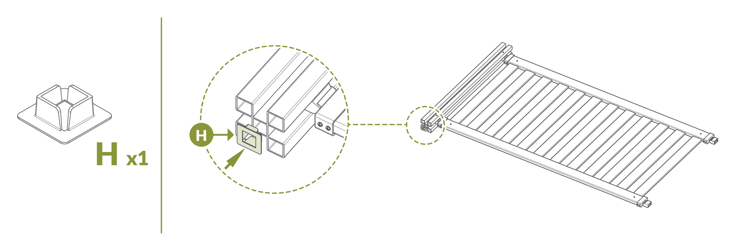 Step 4.1 Push post insert into center post cavity