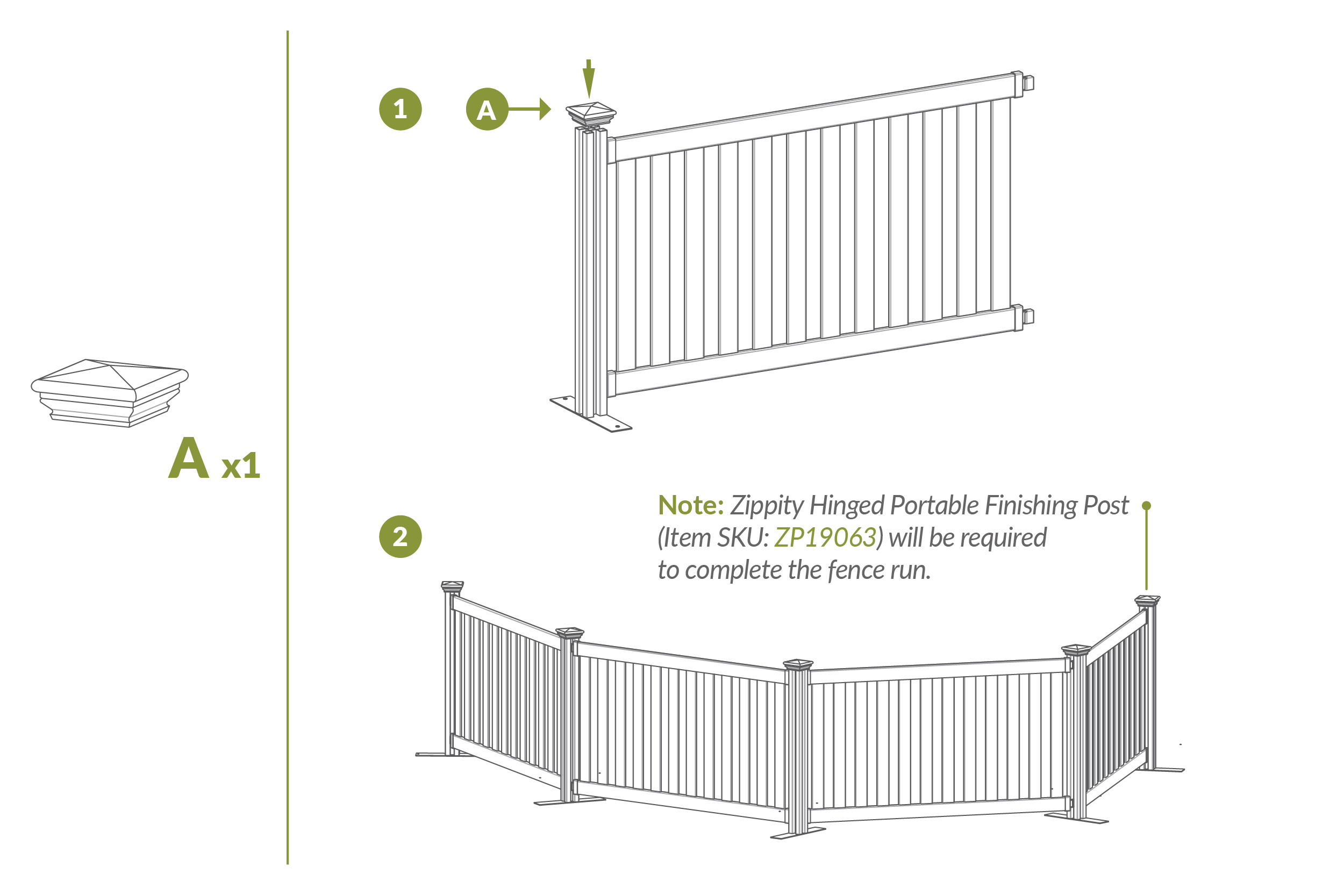 Step 5 Install Post Caps