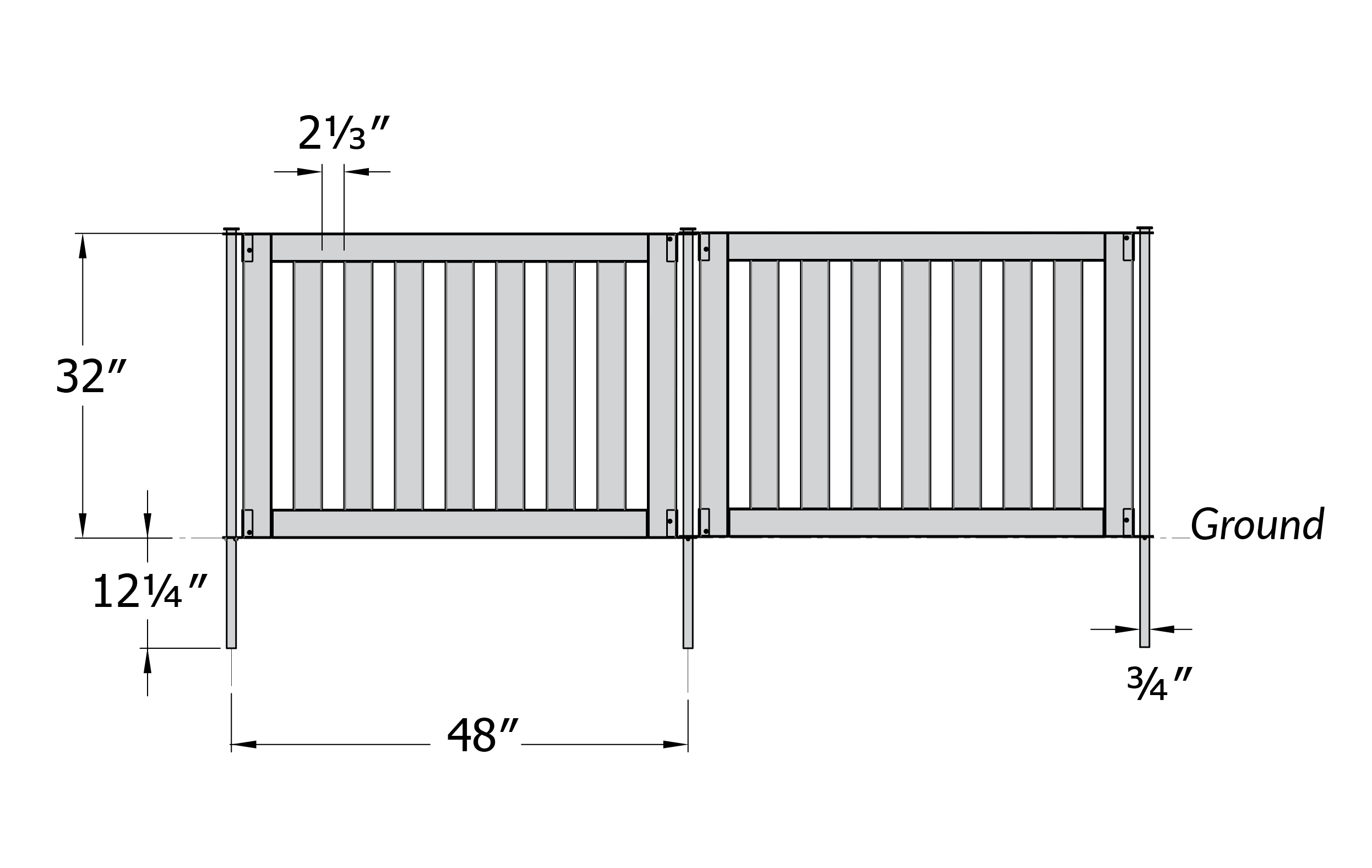 ZP19075 Detailed dimensions & line drawings